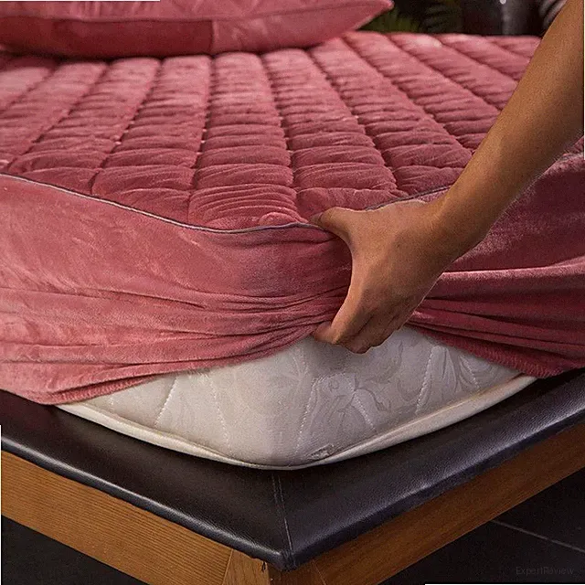 Plush Quilted Fitted Mattress Cover