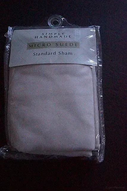 Simply Handmade Micro Suede Standard Sham 21 x 27 Tan